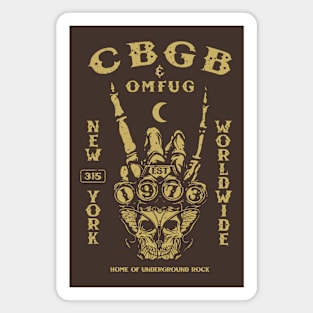 Worldwide CBGB Magnet